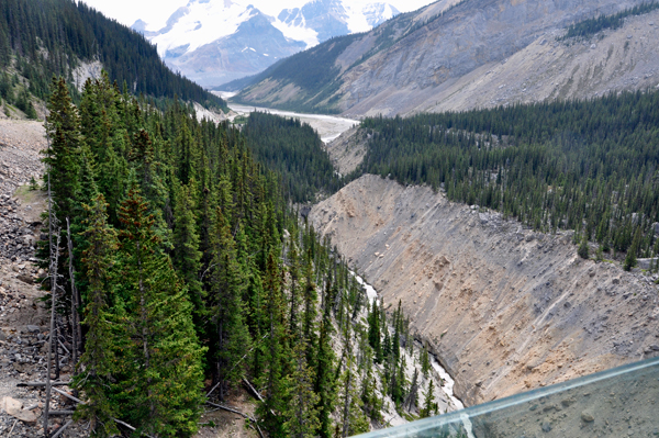 the river and glacier